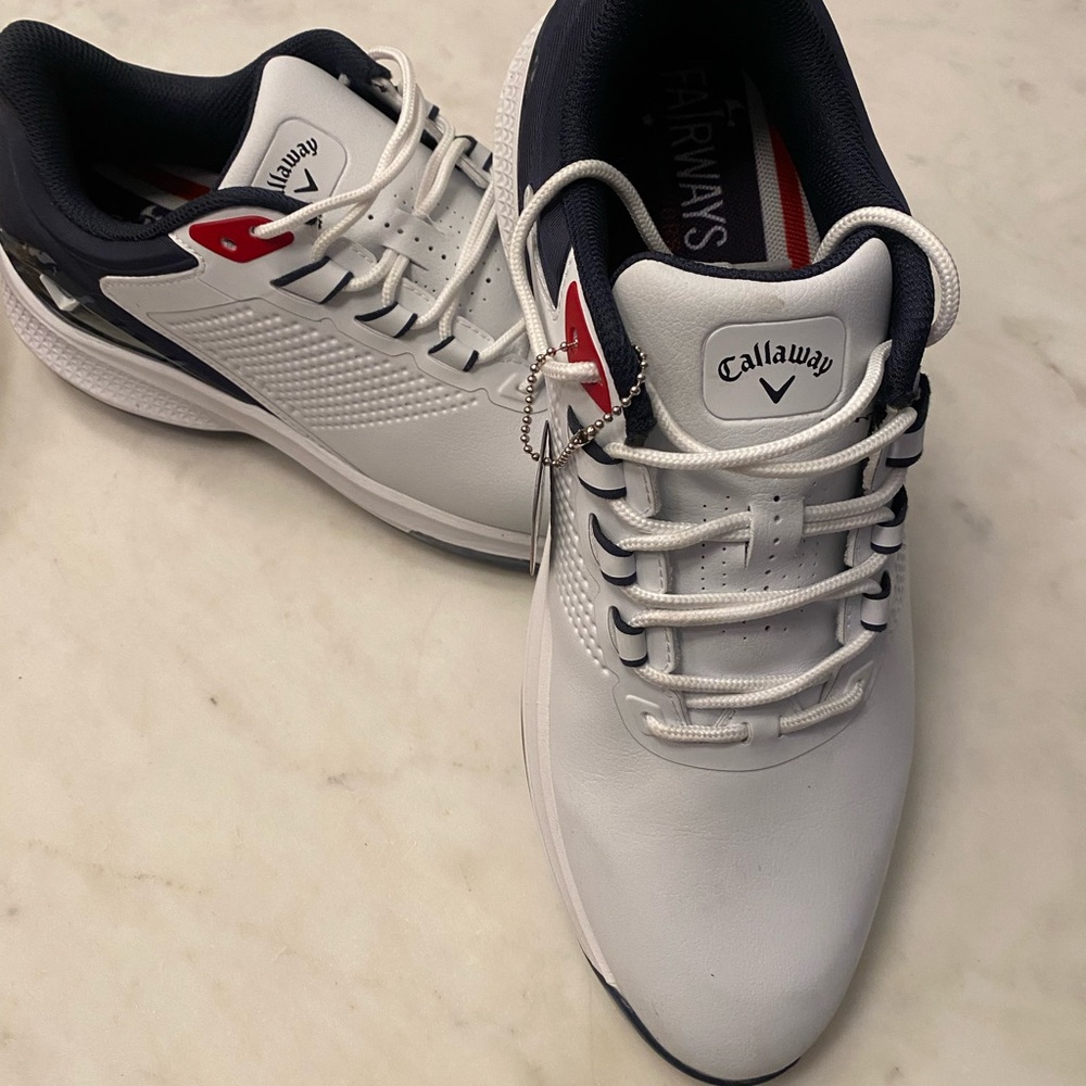 NWOT Callaway Men's Fairways Warriors Golf Shoes